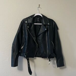 forever 21 faux leather jacket